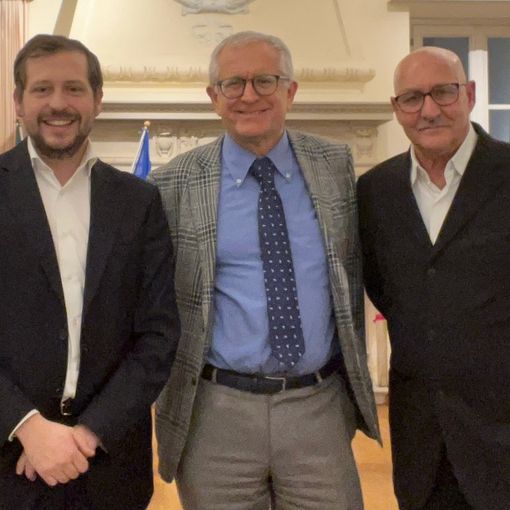 Da sinistra: Emanuele Monti, Giuseppe Micale, Giorgio Arca