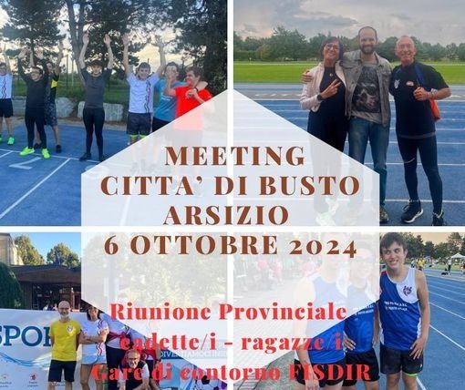 Meeting Città di Busto Arsizio: in gara 500 ragazzi e ragazze, con colonna sonora “Speciale”