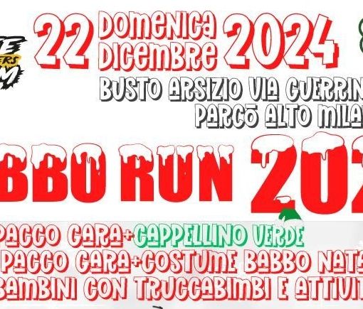 Babbo Run 2024 a Castellanza: corsa e camminata natalizia per grandi e piccoli nel Parco Alto Milanese