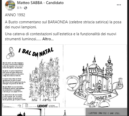 Lampioni, Sabba rispolvera la “Baraonda”. Malumori sul tavolo giovani, Forza Italia: «L’assessore faccia mea culpa»