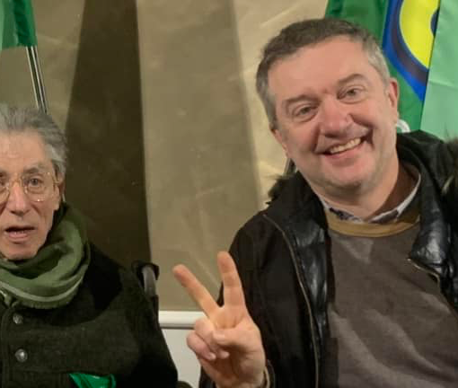 Umberto Bossi e Antonio Raimondi