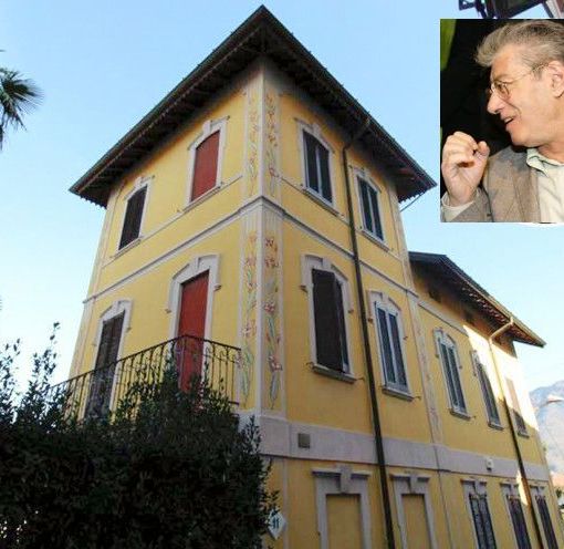 La villetta di Umberto Bossi a Gemonio (foto tratta da Idealista)
