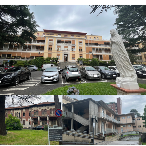 Alcuni scorsi dell'ospedale di Busto, tra reparti rimasti e altri cambiati