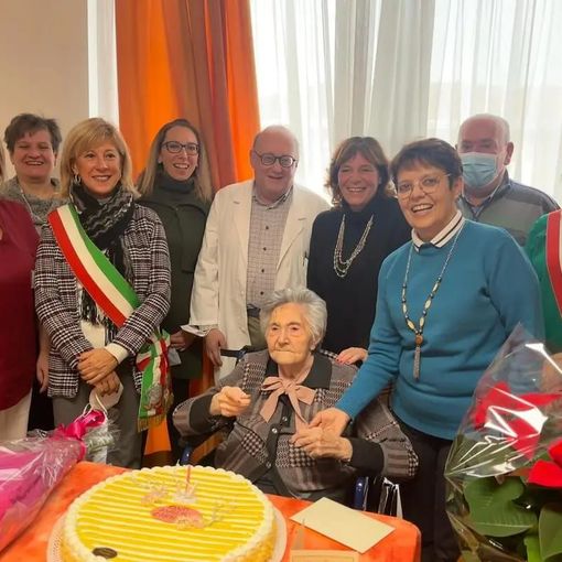 Compleanno da record per la signora Carolina Mazzucchelli