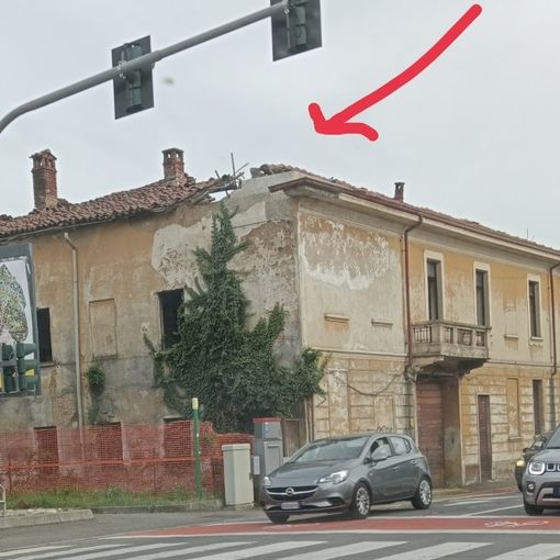 «Stabile fatiscente e pericoloso in via Magenta a Busto Arsizio»