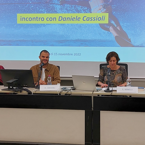 Da sinistra Marilena Lualdi, Daniele Cassioli, Eliana Minelli, Alessandra Massironi