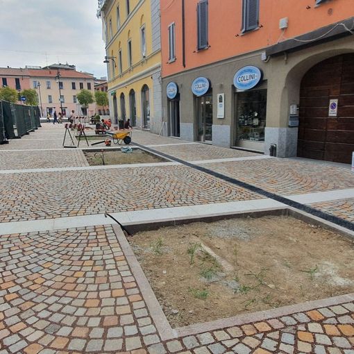 Busto, primi passi nella nuova via Cavallotti