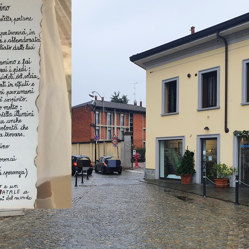 La letterina di Sara Pinto. Sotto, le foto della piazza e Anna Nedalini