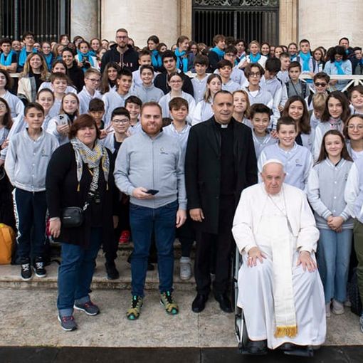 Il Collegio Rotondi festeggia i 425 anni a Roma: in 2.500 da Papa Francesco