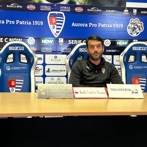 VIDEO. Pro Patria-Virtus Verona, Colombo: «Mi aspetto una partita combattuta, dovremo essere pronti»