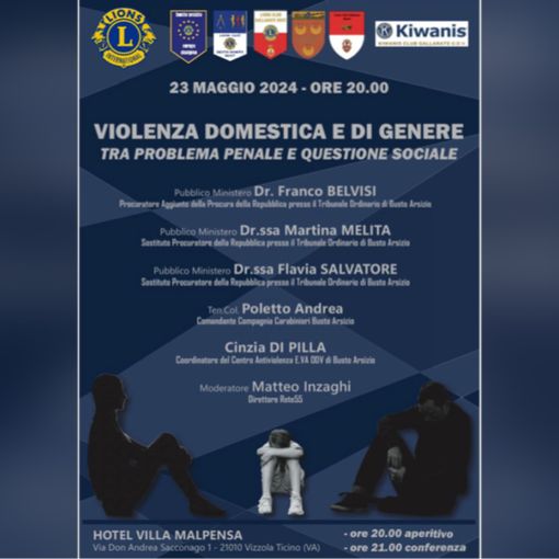 Lions International organizza il convegno “Violenza domestica e di genere - tra problema penale e questione sociale”