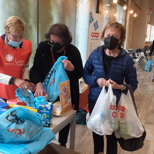 Lo shopping pensando anche ai profughi: in corso la colletta &quot;Dona la spesa&quot;