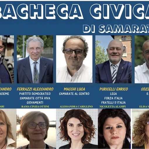 Bacheca civica di Samarate: tutti pronti per il confronto