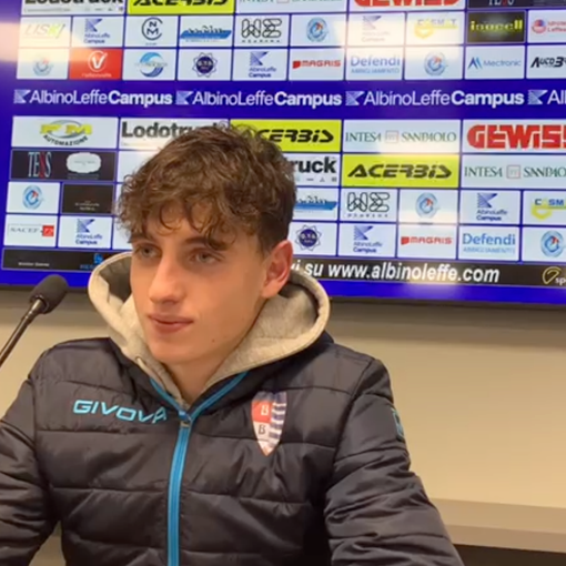Davide Ferri in sala stampa