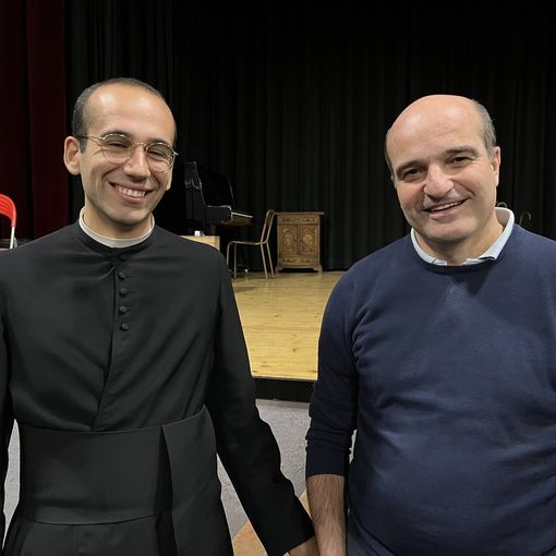 Don Gabriele Bof e don Antonio Corvi