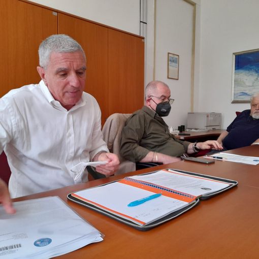 Da sinistra, Luigi Galluppi, Donato Lozito, Carlo Bonicalzi
