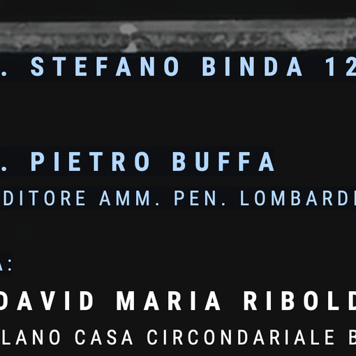 Stefano Binda e Pietro Buffa a confronto a Fagnano