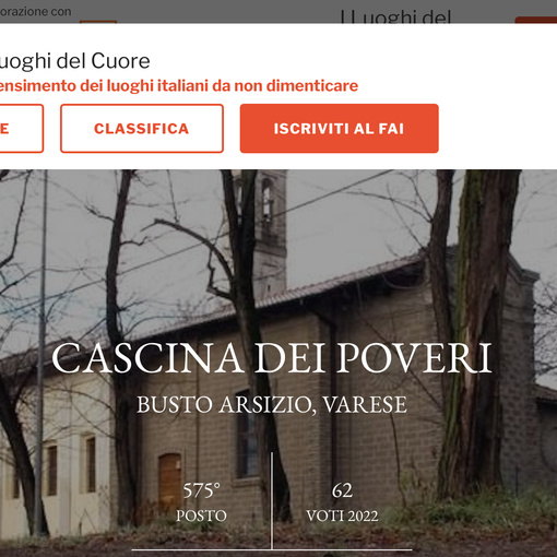 «Salvate la Cascina dei Poveri. Anche con un clic»