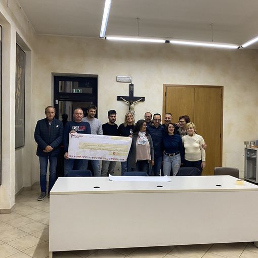 Il ricavato dei Fantagiochi donato a “Villaggio in città”: «È bello fare beneficenza e aiutare i meno fortunati»
