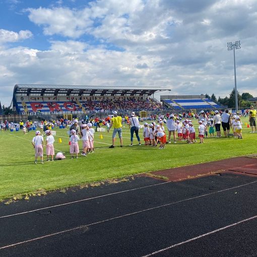 Settecento bimbi in campo allo Speroni per i Fantagiochi