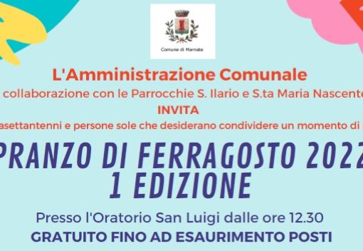 Il pranzo di Ferragosto a Marnate: «Nessuno resti solo»