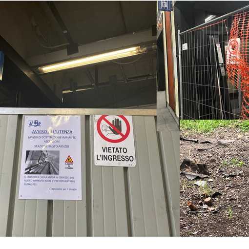 FOTO. Buongiorno tristezza: alla stazione Nord di Busto la primavera è troppo grigia