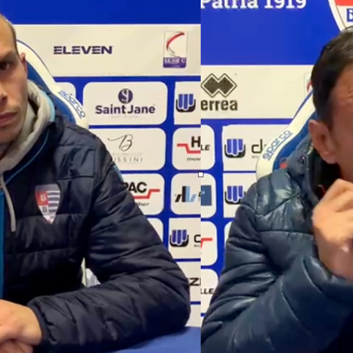 Giovanni Fietta e Luca Prina dopo la partita