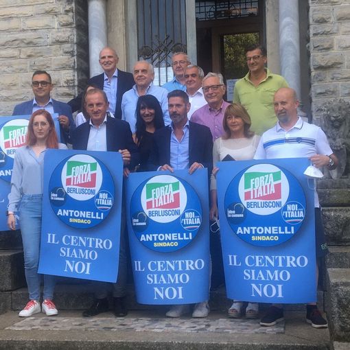 Busto, Forza Italia presenta il simbolo: «Con Antonelli senza se e senza ma. Il centrodestra è la nostra casa»