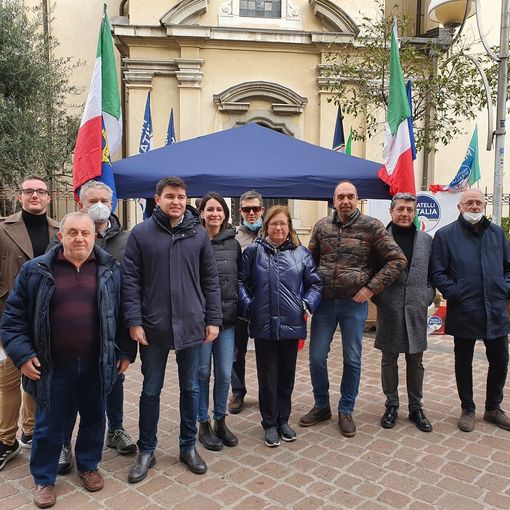 Un'iniziativa di Fratelli d'Italia Busto