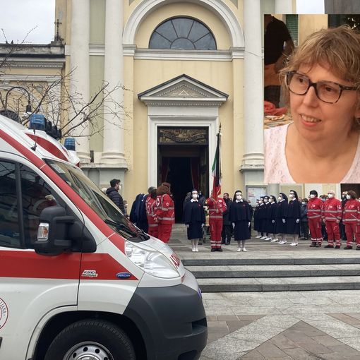 L'ultimo saluto sul sagrato a Gorla e il volto solare di Adriana
