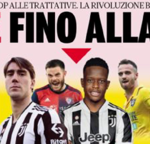 La prima pagina della Gazzetta