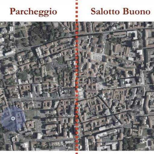 L'immagine postata dall'architetto Daniele Geltrudi