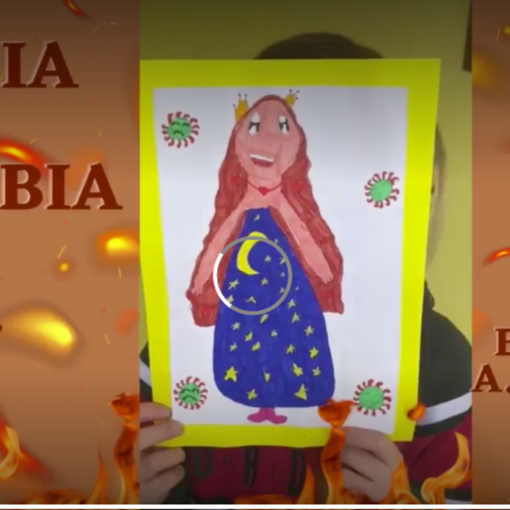 VIDEO/ I bambini della Bertacchi: «La Giöbia è magica e brucerà virus, malattie e tristezza»