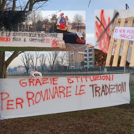 Giöbia polemica a Borsano: «Grazie istituzioni per rovinare le tradizioni»