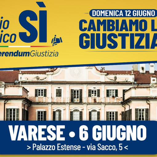 Referendum giustizia: lunedì 6 giugno incontro pubblico a Palazzo Estense