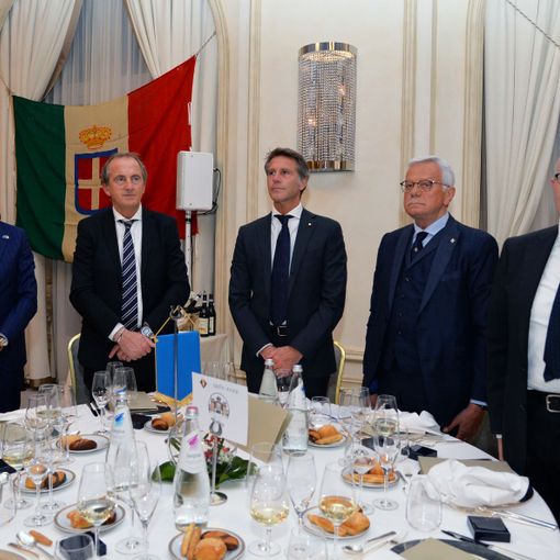 I sessant’anni del Gruppo Savoia con Emanuele Filiberto. Anche Antonelli alla festa