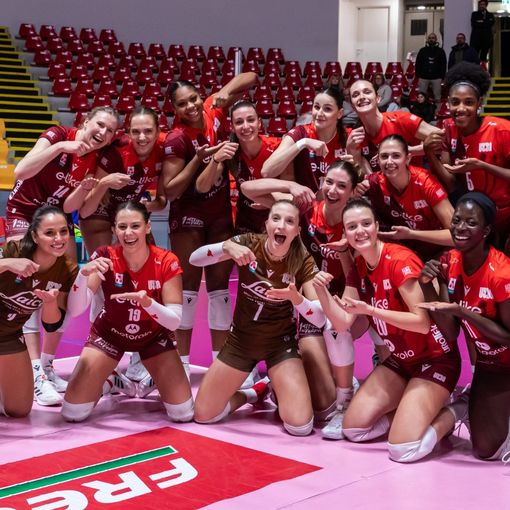 La Uyba vola e batte anche Roma: quinto posto solido e sogno Coppa Italia in casa