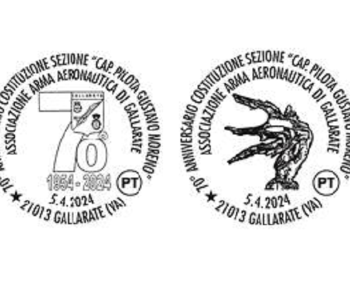 A Gallarate due annulli speciali per celebrare il settantesimo anniversario dell’Aeronautica Militare