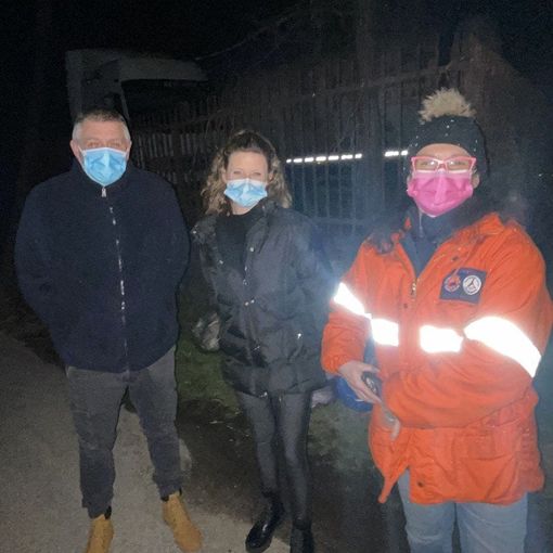 Il sopralluogo del sindaco Puricelli con Scandolara e Bighetti