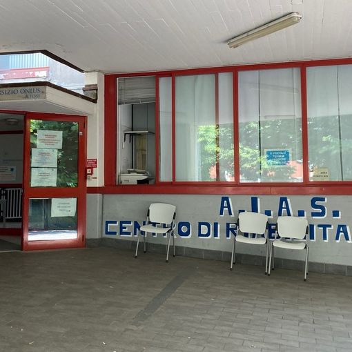 La sede dell'Aias, una delle associazioni aiutate dal misterioso donatore