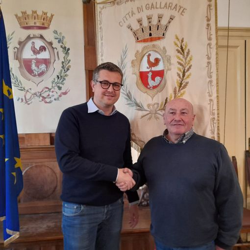 Andrea Cassani con Germano Dall'Igna, nuovo assessore alla Sicurezza