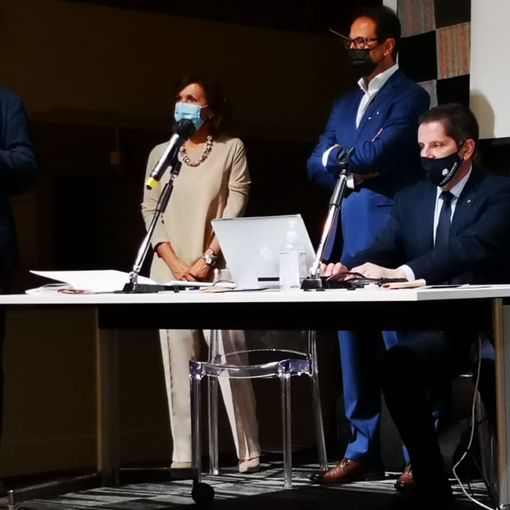 Assemblea annuale Ascom al Maga, nella sala degli arazzi