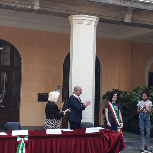 La proclamazione del sindaco dei ragazzi, Lara Rossi