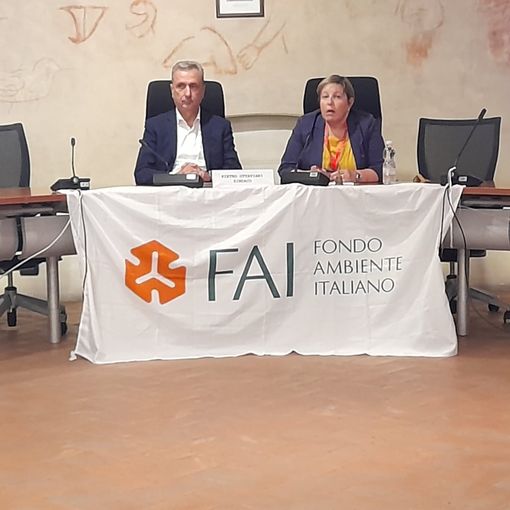 Il sindaco Ottaviani e la capo delegazione Fai del Seprio, Antonella Franchi