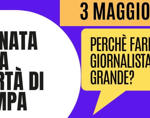 Giornata della Libertà di Stampa: il 3 maggio a Cuneo un evento rivolto a giornalisti, avvocati e studenti