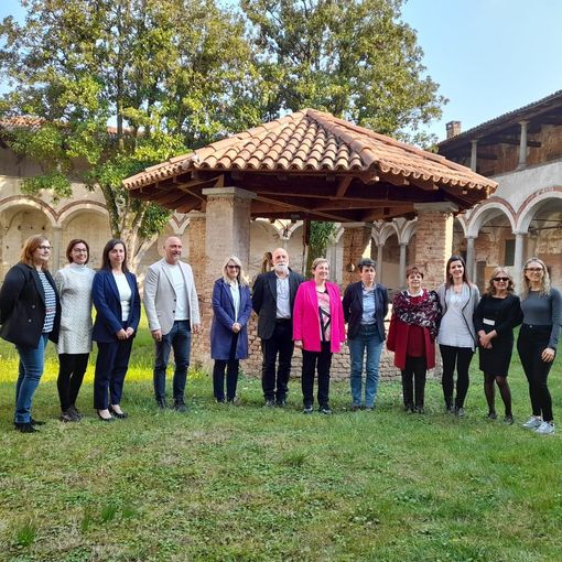 I partecipanti alla conferenza stampa sui &quot;Centri per le famiglie&quot;