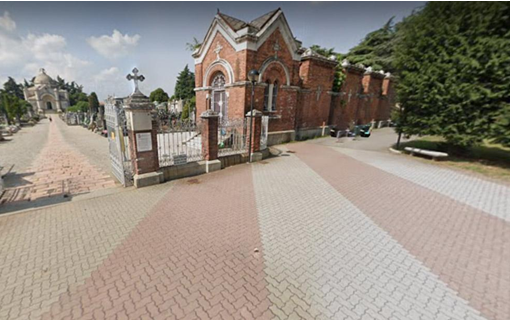 L'ingresso del cimitero monumentale