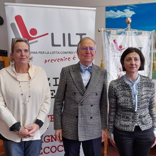 Da sinistra, Paola Reguzzoni, Ivanoe Pellerin, Annamaria Galietta