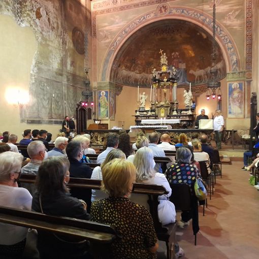 La preghiera per Luciana avvenuta domenica scorsa