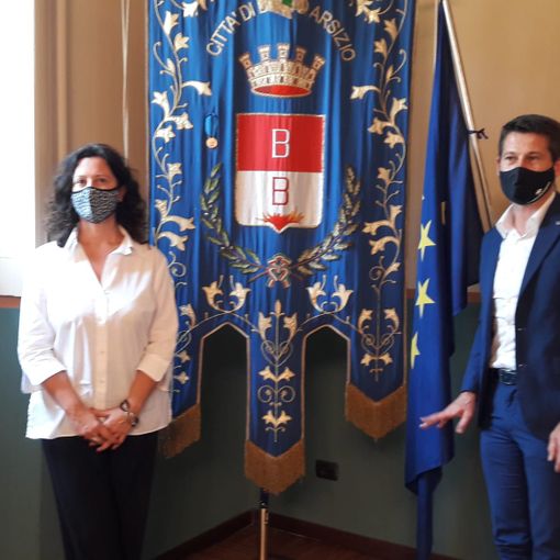 L'assessore e vicesindaco, Manuela Maffioli, con il presidente Ascom, Rudy Collini